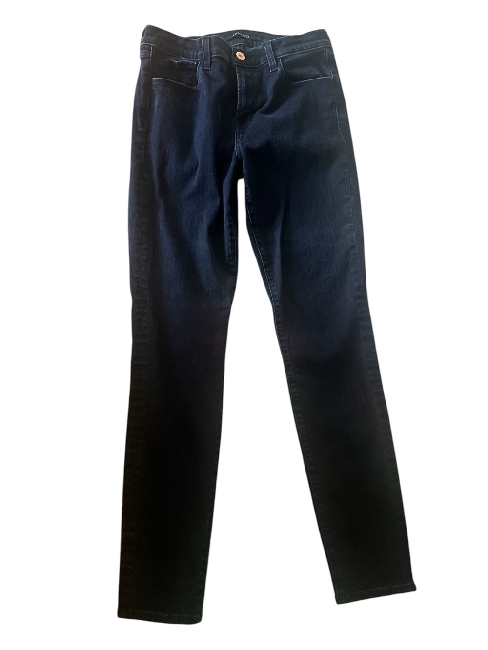 J Brand Mid Rise Skinny Jeans Bluebird Dark Wash Stretch Denim, Size 28